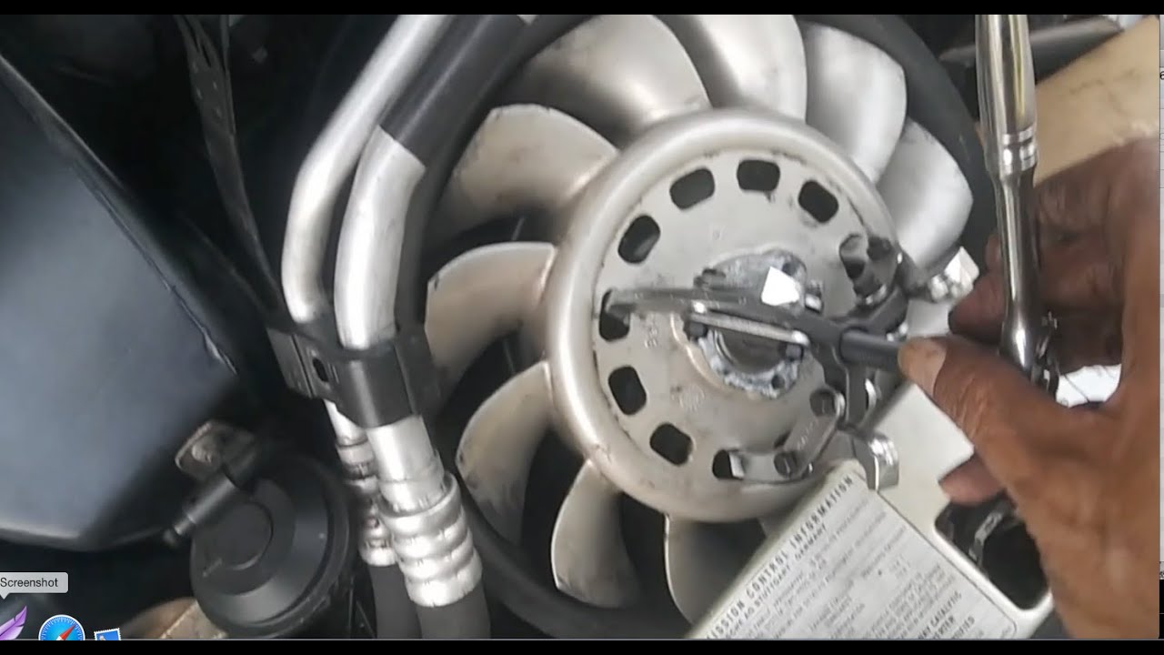 Porsche 993C4S - Changing Fan Bearing