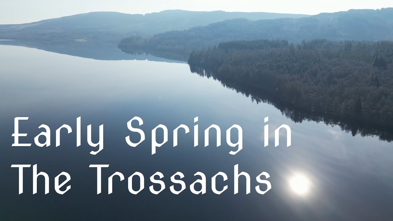 Three Magical Lochs of Trossachs - Venachar, Achray and Katrine - Scotland | 4K | DJI Mini 3 Pro