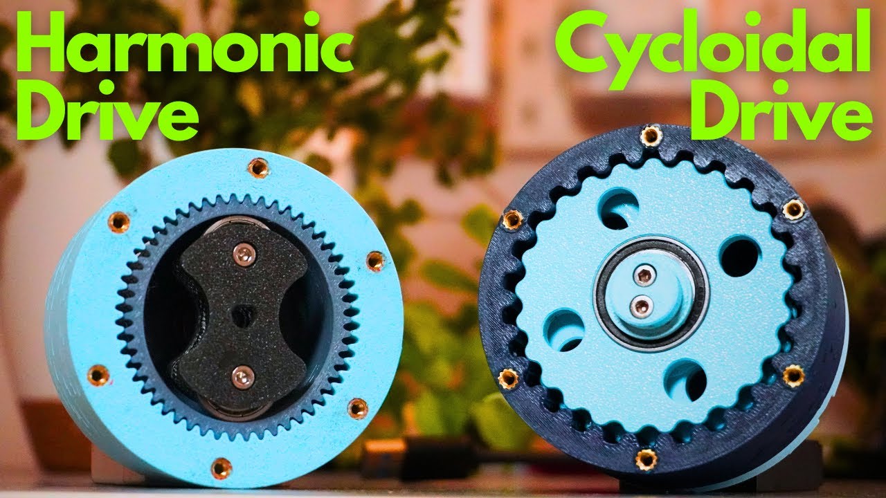 Welches ist das BESSERE 3D-gedruckte Getriebe? | Harmonic Drive vs. Zykloid-Getriebe
