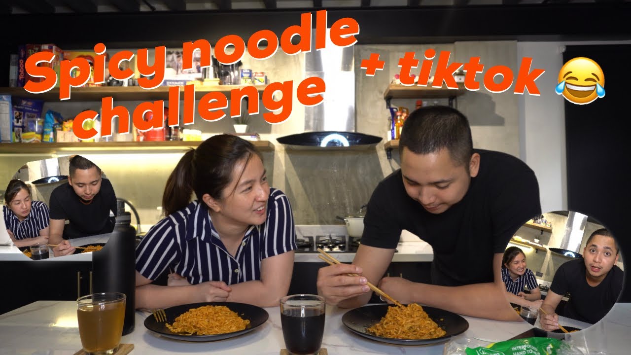 SPICY NOODLE CHALLENGE + TIKTOK | Joyce Ching