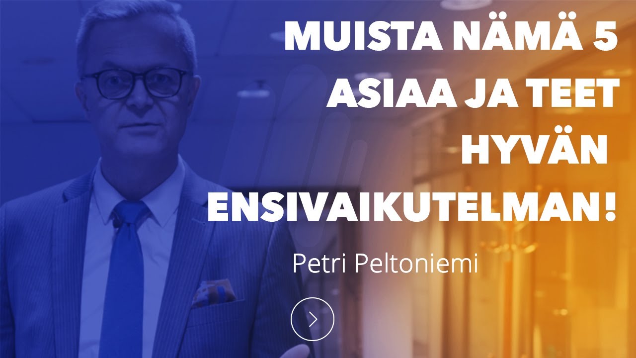 Muista nämä 5 asiaa ja teet hyvän ensivaikutelman | InHunt Group