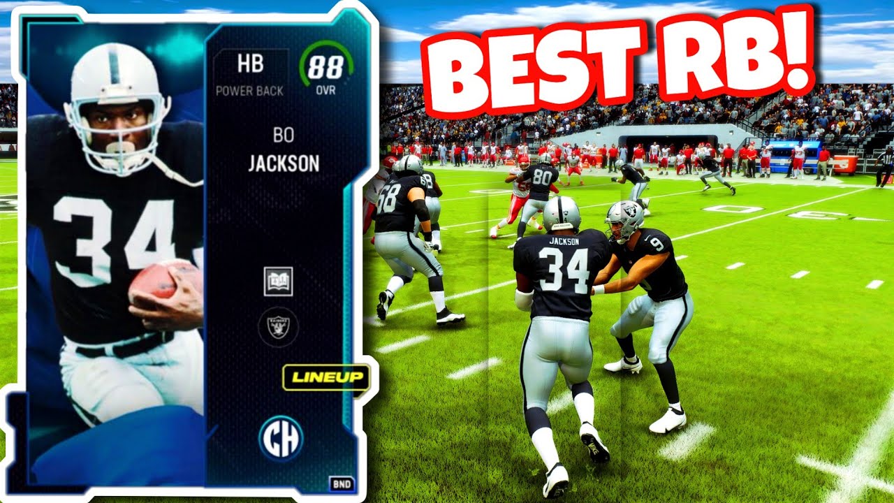 *New* BO JACKSON is the BEST Running Back in Madden 24! new FASTEST RB in MUT 24! (MUT 24 Gameplay)