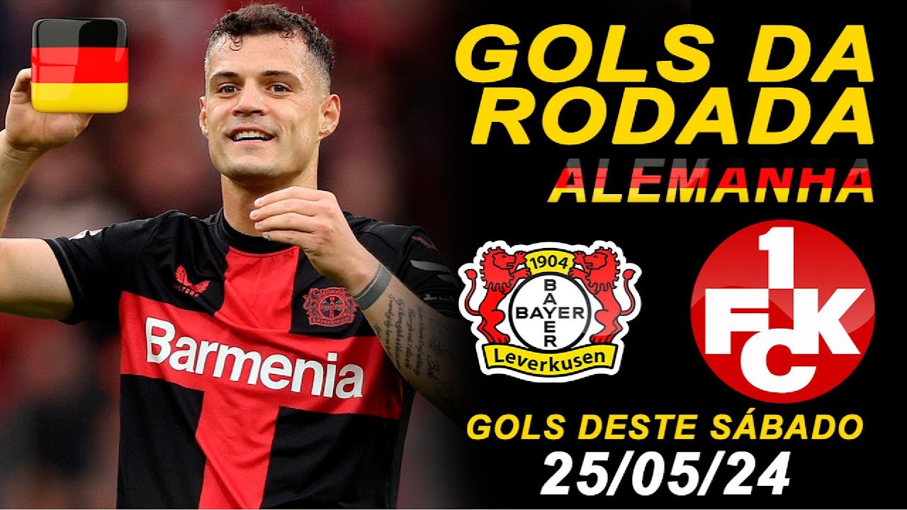 ⚽️ GOLS DESTE S&Aacute;BADO 25/05/24 GOLS DE HOJE, GOLS DA RODADA, GOLS DE ONTEM, GOLS NA ALEMANHA.