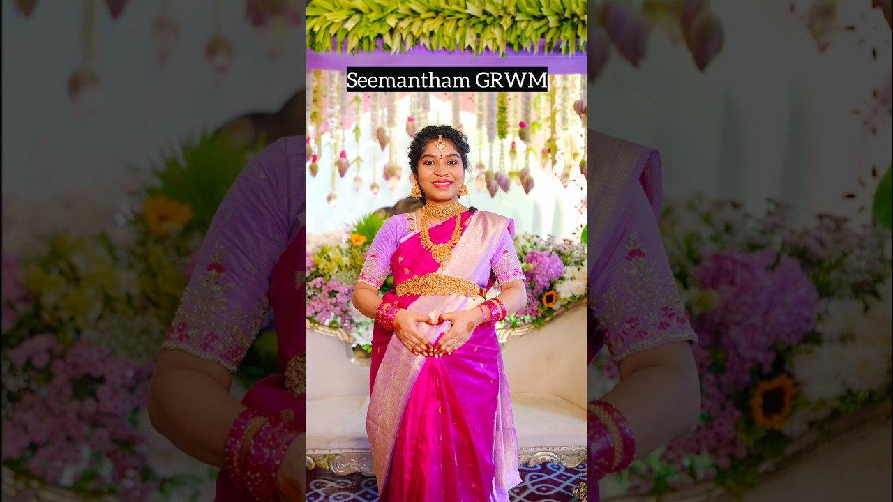 Seemantham series- mua- 7396455303 #shortsfeed #minivlog #teluguvlogs #explorenow