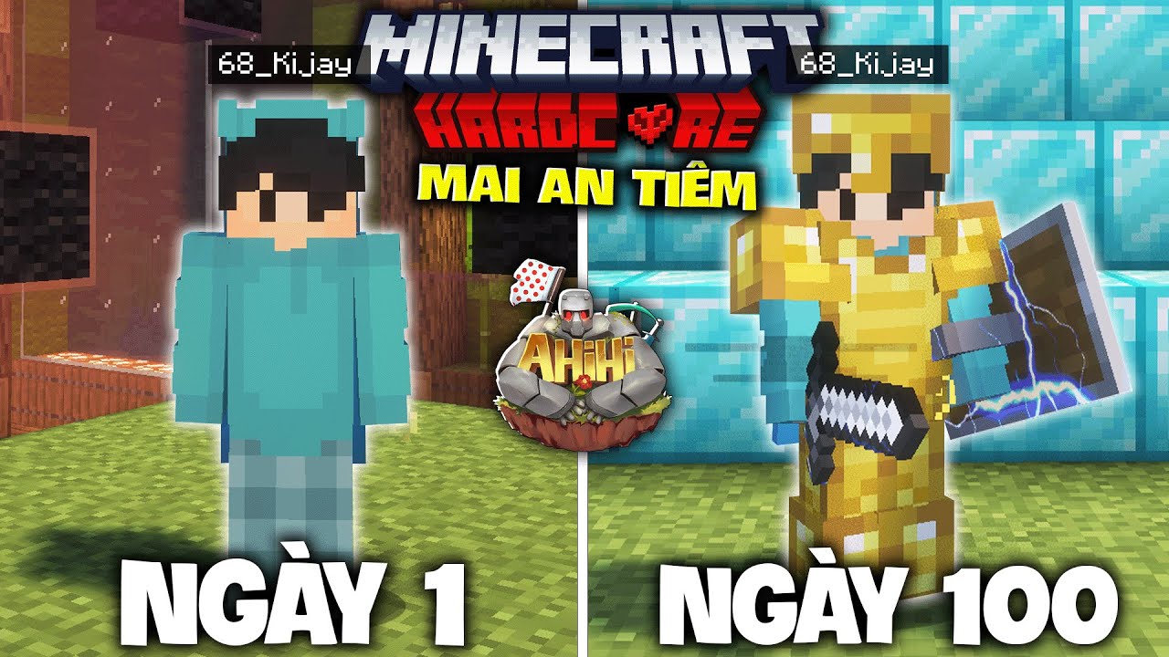 Kijay Sinh Tồn 100 ngày MINECRAFT TRÁI ĐẤT MAI AN TIÊM SIÊU KHÓ!