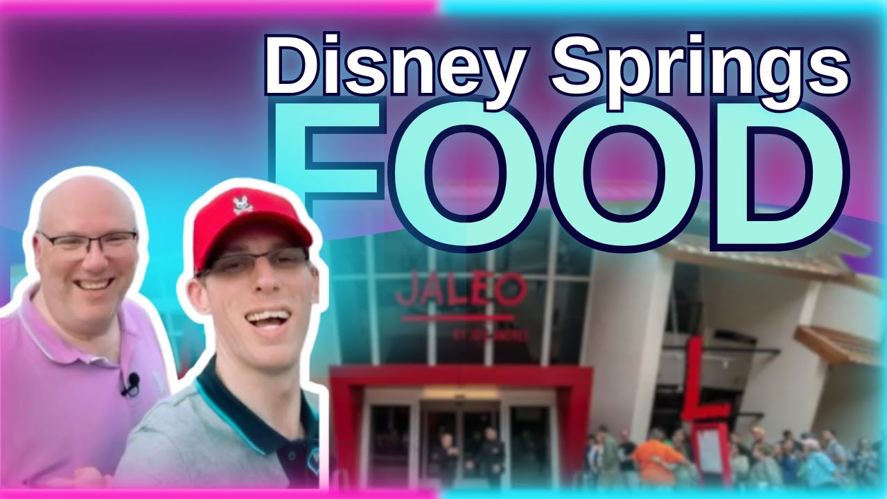 Disney Springs FOOD Tour 🍽️ | Is It Worth Eating Here? (Jaleo, Crowds & First Impressions)