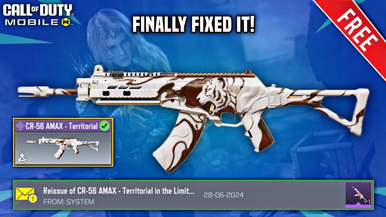 CODM finally Fixed the Free CR-56 AMAX - Territorial (Best CR-56 gunsmith)