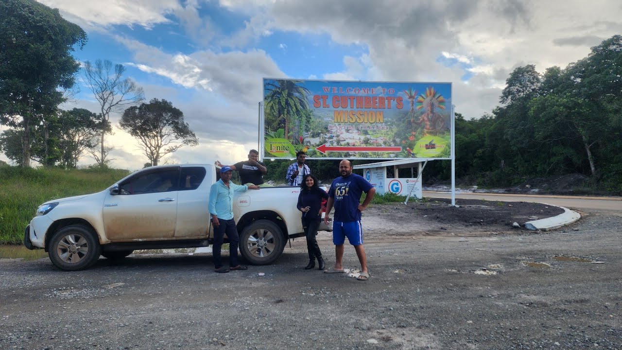 Mahaica creek mission trip.from linden highway