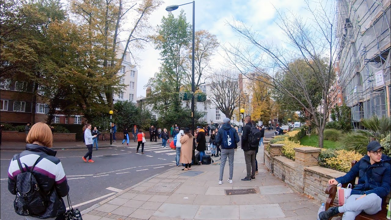 Walking in London: Abbey Road [4K, Binaural]