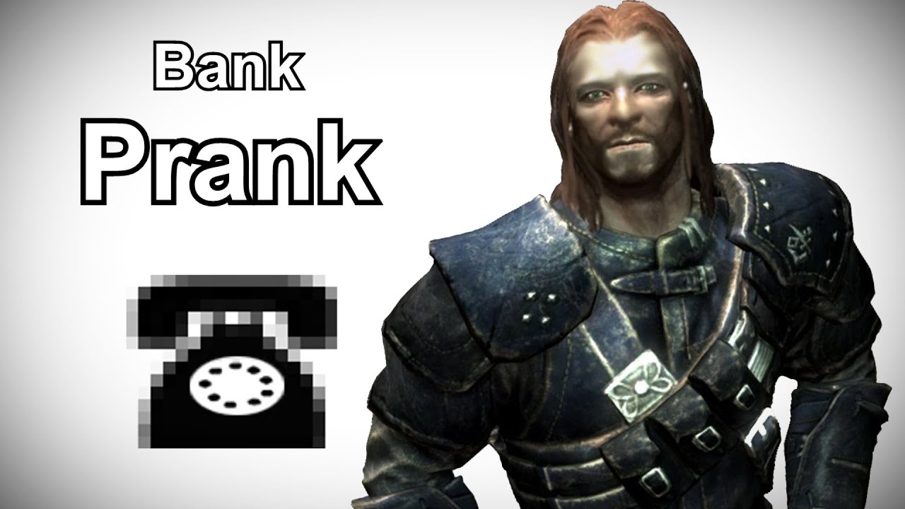 Brynjolf Calls a Bank - Skyrim Prank Call