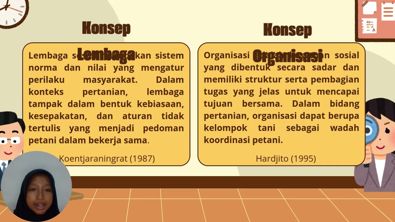 Presentasi Tugas Kelembagaan Petani dengan Judul Perbedaan Konsep Lembaga dan Organisasi