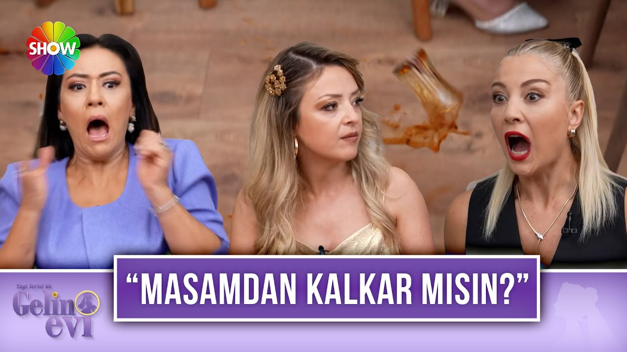 Rümeysa Gelin'in çay bardağını yere atması gerilime neden oluyor! | Gelin Evi 1367. Bölüm