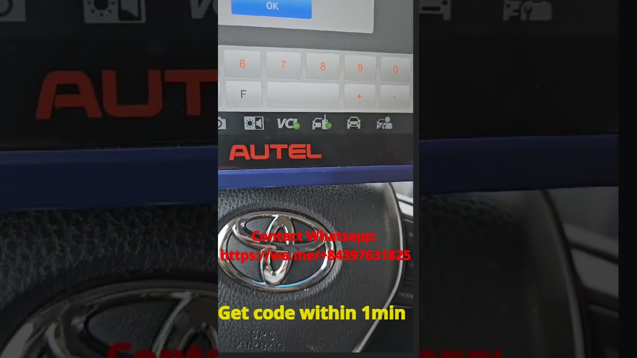 TOYOTA VENZA 2020 ADD NEW KEY BY AUTEL SCANNER - JOINTDMC TOYOTA SERVICE  #toyota12digitsecuritycode