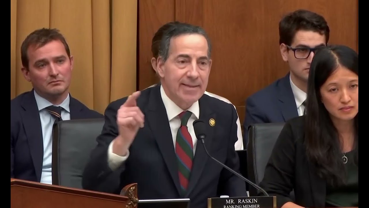 Raskin Reminds Pam Bondi of Rules of Conduct During Committee Clash Over Epstein Files