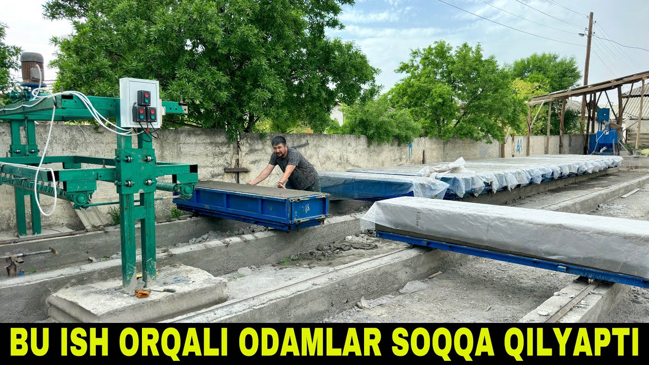 УЙ ШАРОИТИДА БИЗНЕСЛАРДАН ГАЗОБЛОК ПОЛИСТРОБЛОК ПЕНАБЛОК БИЗНЕСИ