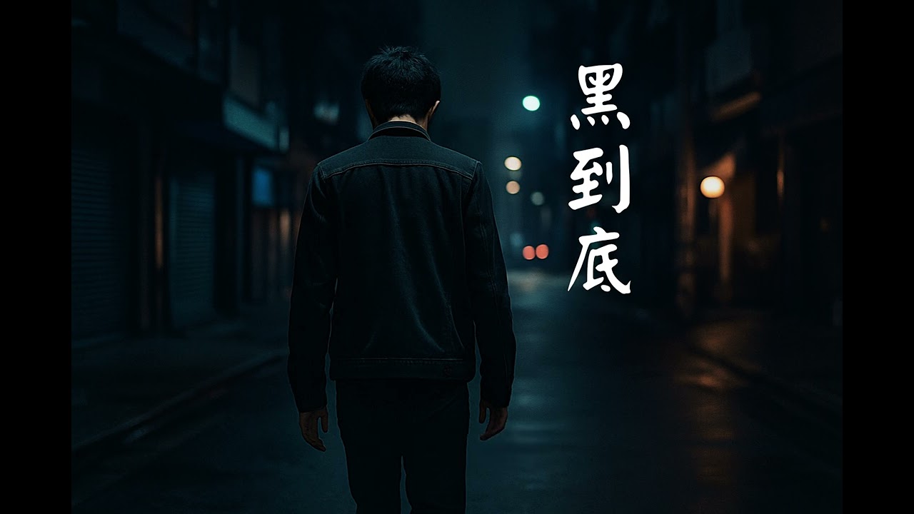 《黑到底》🖤撕心裂肺的中文搖滾情歌｜當你愛到盡頭還無法放手｜Taiwan Chill Pop 原創