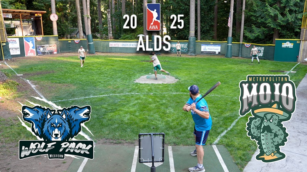 2025 ALDS Highlights | Wolf Pack vs. Mojo | AWA Wiffle Ball
