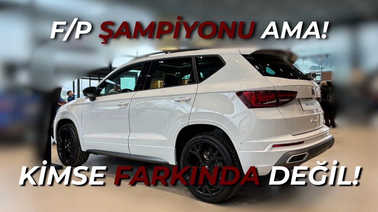 %80 ÖTV AVANTAJIYLA F/P ŞAMPİYONU C SUV! | 2.400.000 TL’ye Seat Ateca FR Dark Edition | @OtoGrafi
