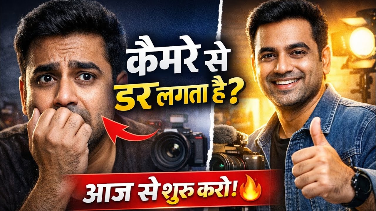 Camera se Dar Lagta Hai? Start Today! 🎥🔥 | 2026 Creator Motivation