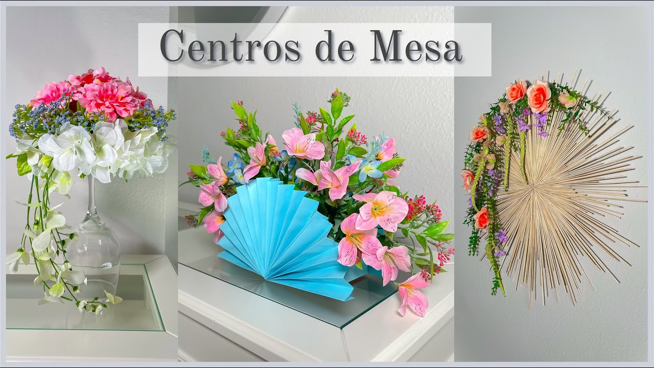 Como hacer CENTROS DE MESA / Primavera 2023 / Decoración 2023