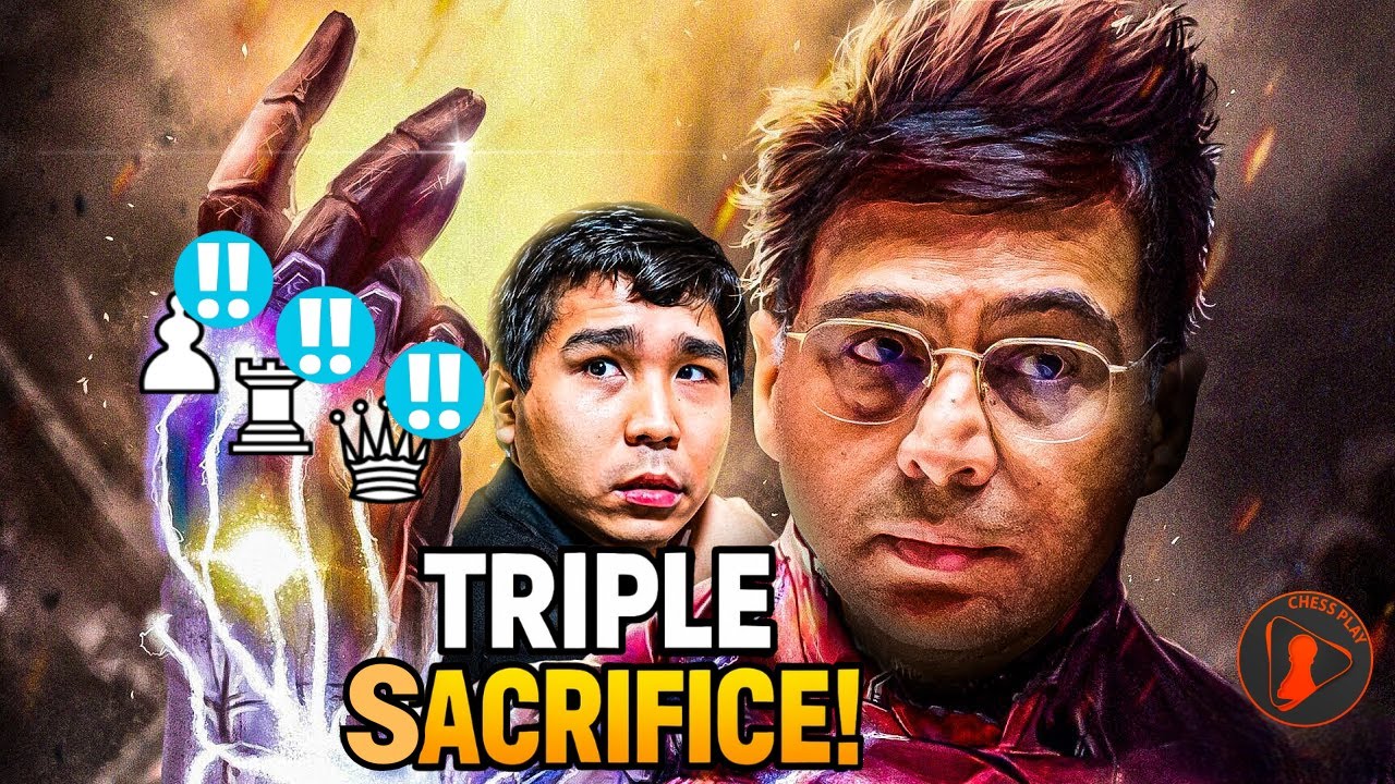 🎦 TRIPLE SACRIFICE!! Anand's Unbelievable Attack vs Wesley So | Levitov Chess