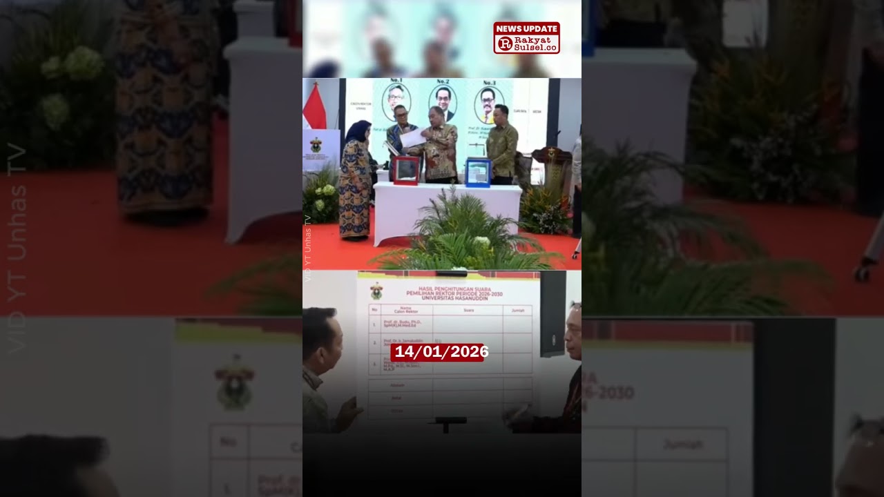 Prof Jamaluddin Jompa Kembali Terpilih Sebagai Rektor Unhas Periode 2026-2030
