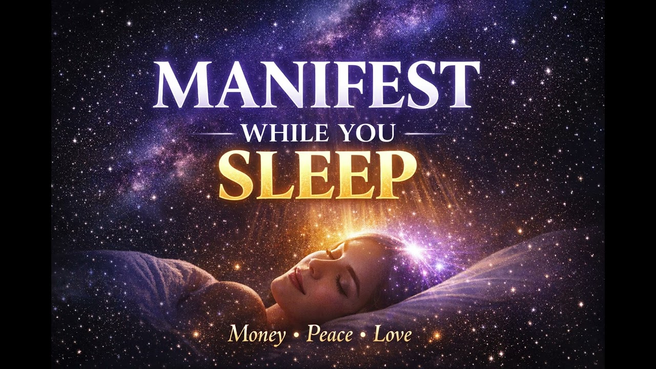 Manifest While You Sleep 🌙 Attract Money, Love, Peace & Abundance | Night Meditation