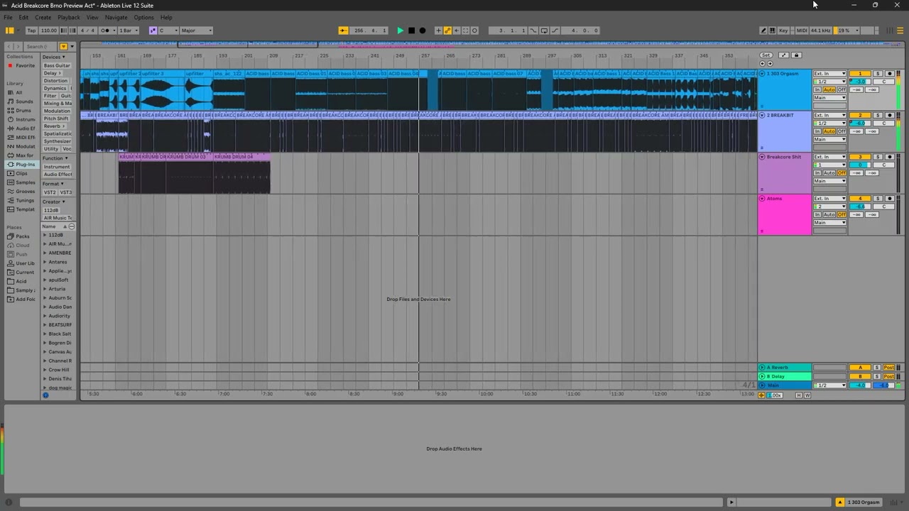 Schyzofonik @ Acid Jungle/Breakcore Drop's  Live Act preview #acid #breakcore #jungle #ableton