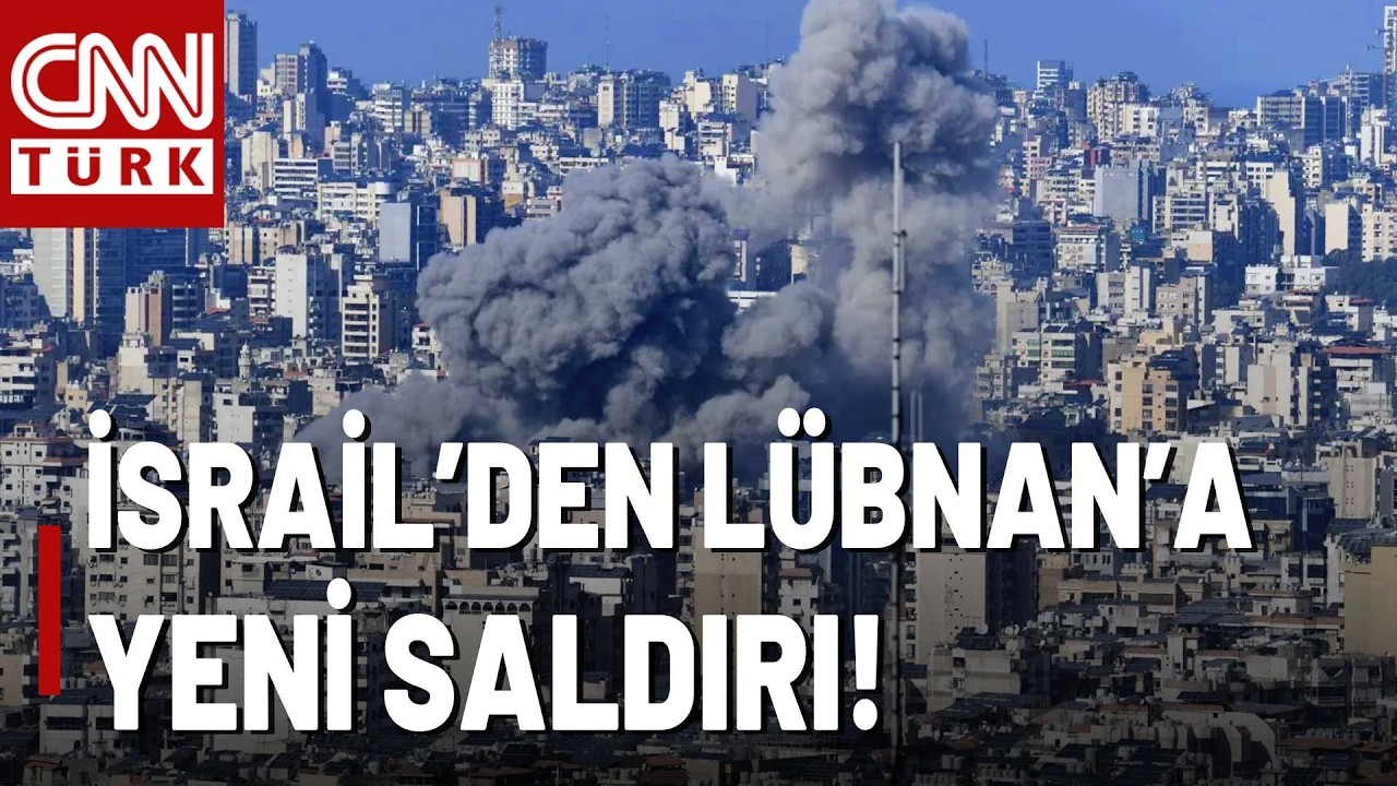 İsrail, Lübnan'a Yeni Saldırı Başlattı! Beyrut'ta Dumanlar Yükseliyor!