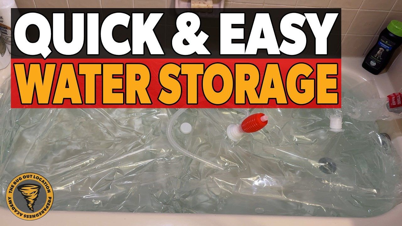 Emergency Water Storage Before Disaster Strikes