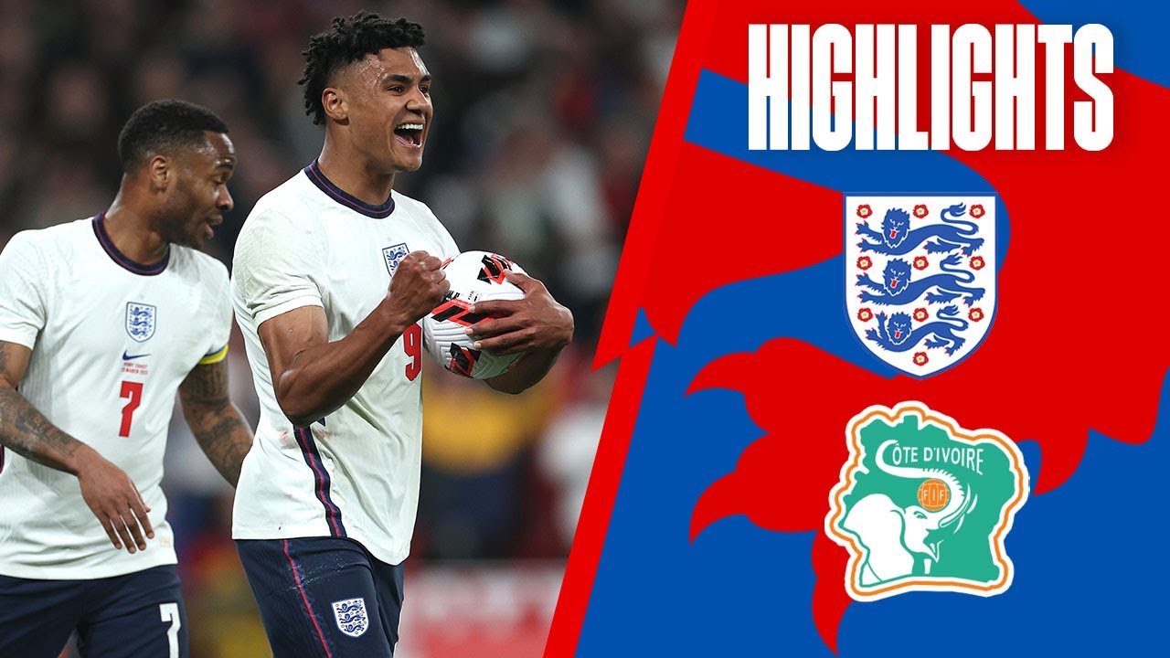 England 3-0 Côte d'Ivoire | Sterling, Watkins & Mings See Off Côte d'Ivoire | Highlights