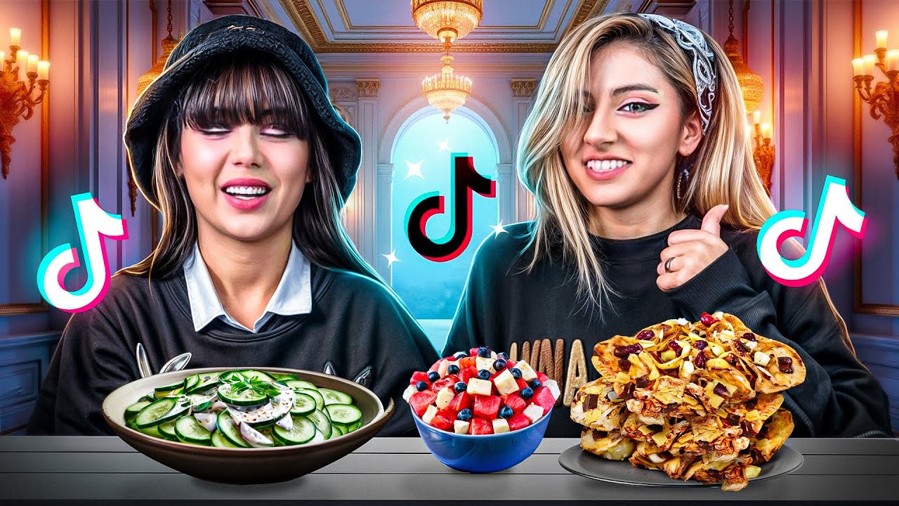 تست خوراکی های ترند تیک تاک😍🍽️