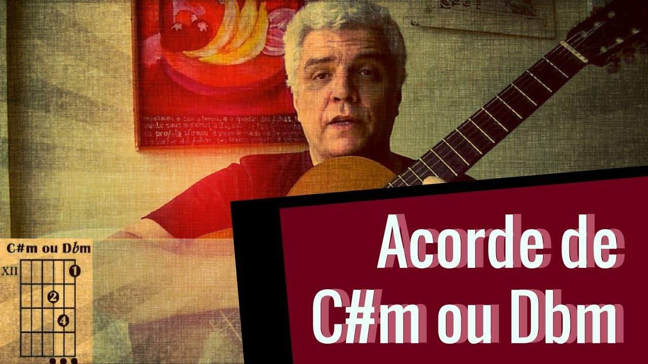 Acorde de Dó sustenido menor ou Ré bemol menor