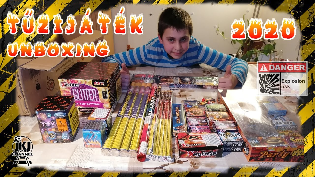Tűzijáték Unboxing 2020