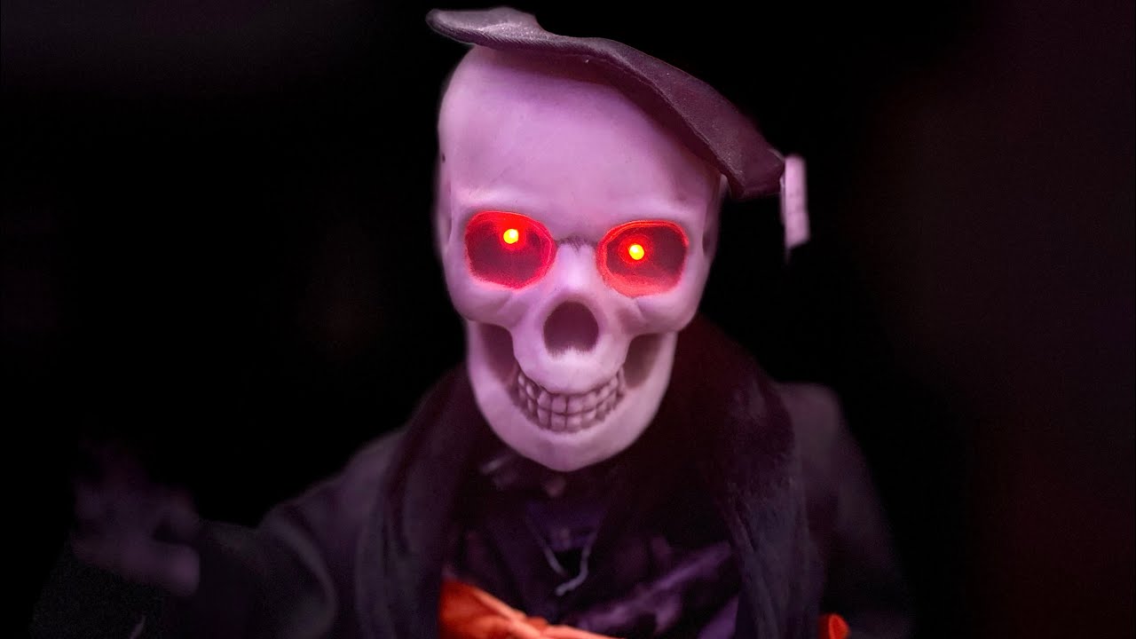 Gemmy 2022 ~ PROTOTYPE 3FT Life Size Magic Moves Skeleton 