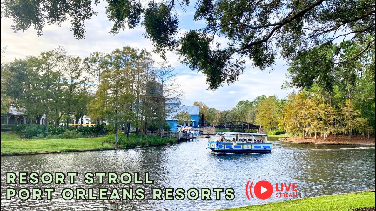LIVE 🔴 - Disney’s Port Orleans Stroll