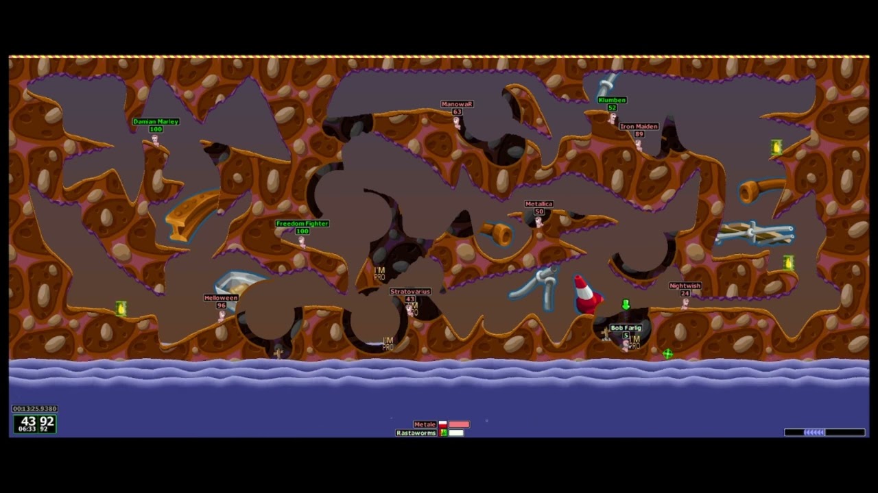 Worms 2 Armageddon. CWT 2022 1/8 playoff. KinslayeR vs Abegod