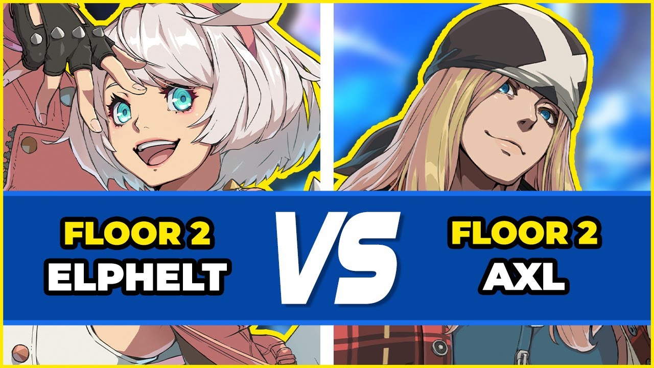 GGST Floor 2 ▶ Elphelt vs Axl Low . Guilty Gear Strive Low Level Gameplay