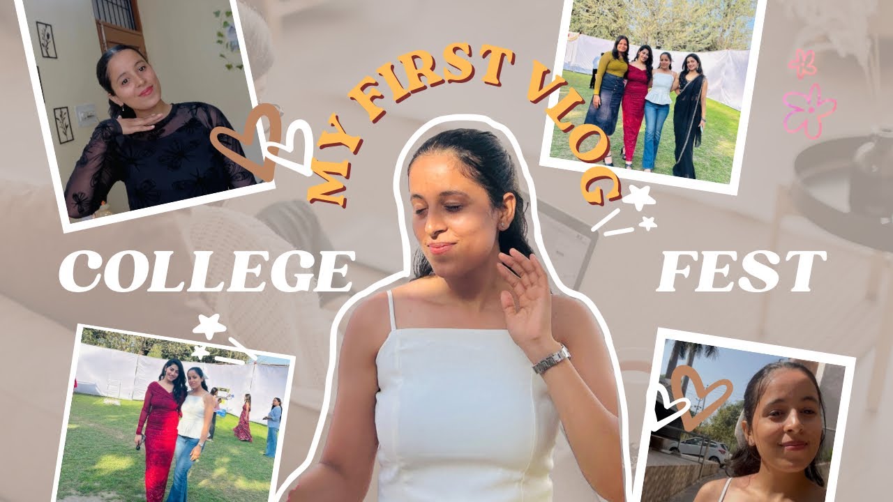 College fest vlog✨❤️ || medical college fest || #collegefest #firstvlog 