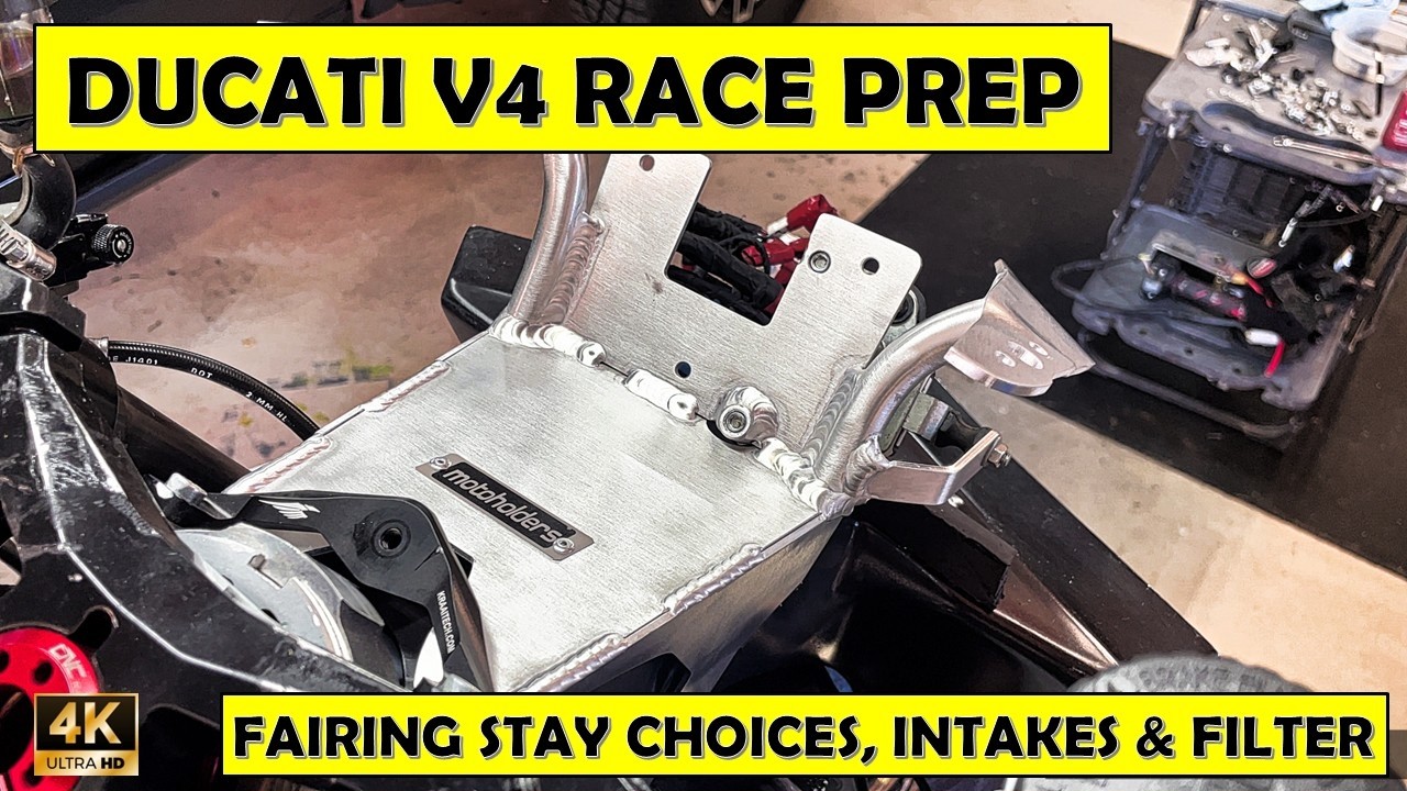 Ducati V4 Race Prep | Choosing a Front Stay