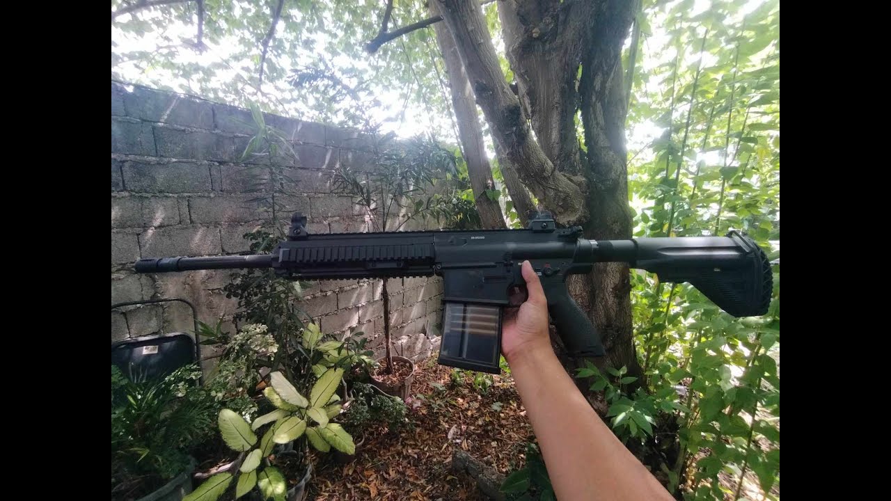 HK417 Airsoft (AEG) Unboxing by East Crane (Tagalog) Review and Shooting test