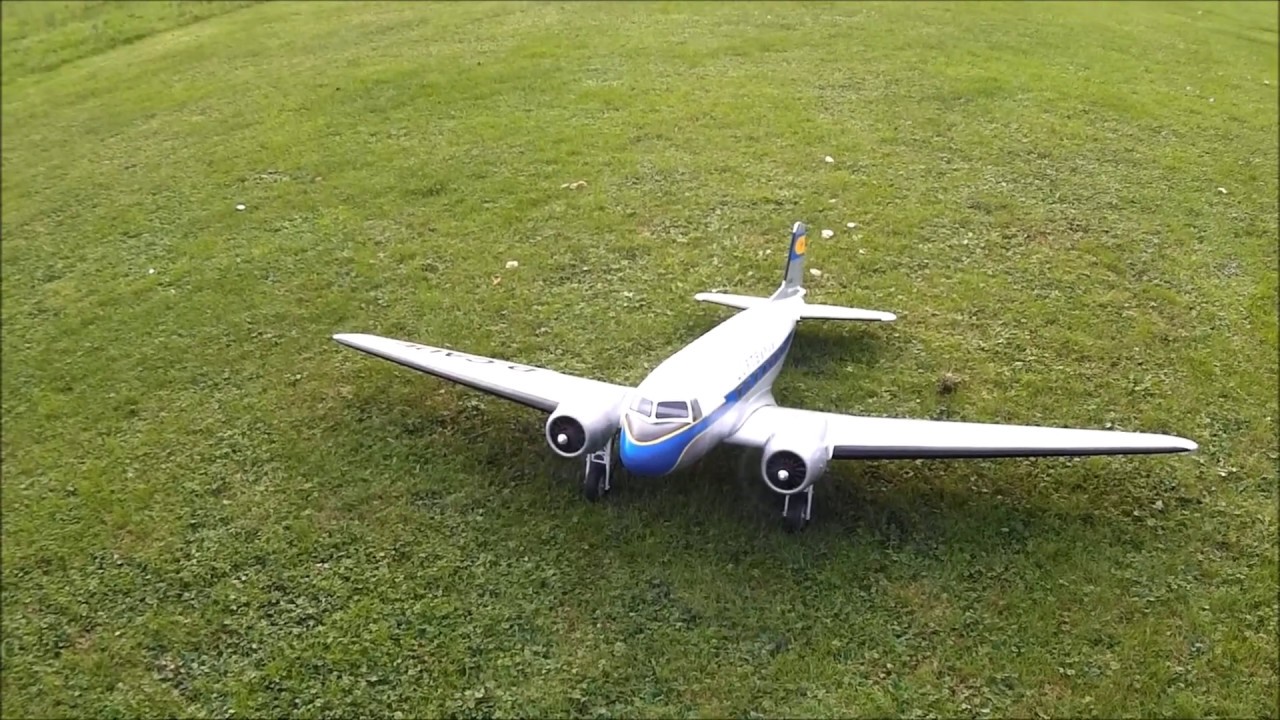 DC-3 Pichler (VQ) 1800mm - almost crash at takeoff