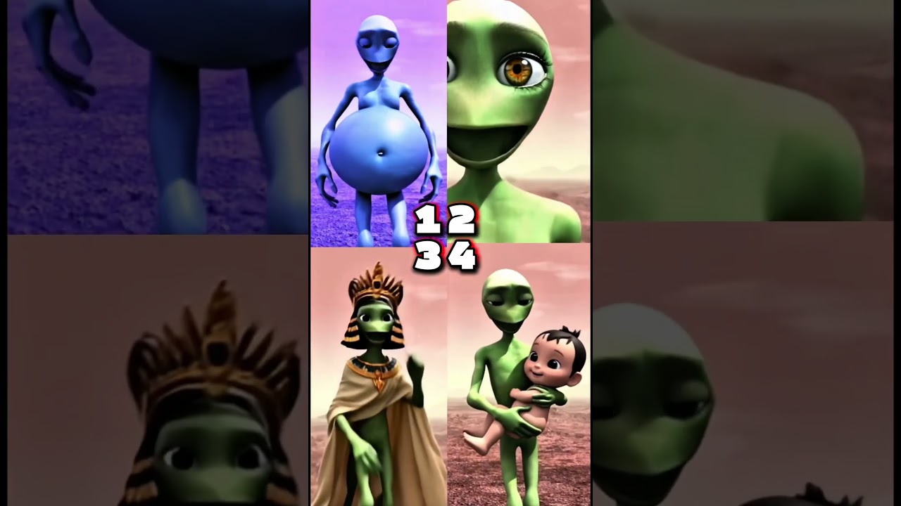 Green Alien Challenge👽#greenalien#shorts