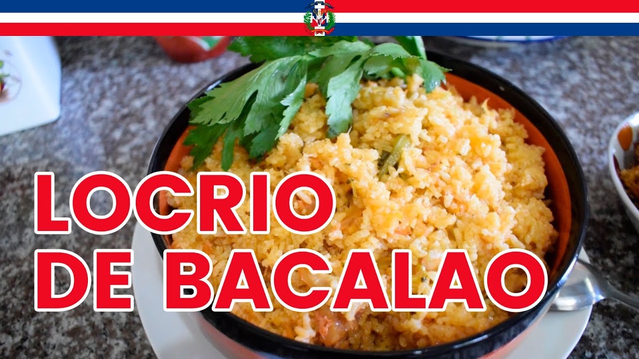 Receta Locrio de Bacalao Dominicano - Cocinando con Yolanda