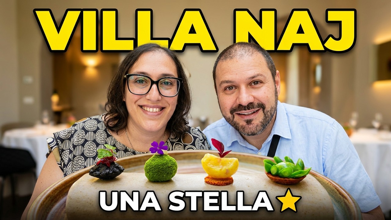 Pranzo al Ristorante VILLA NAJ, Una Stella Michelin⭐