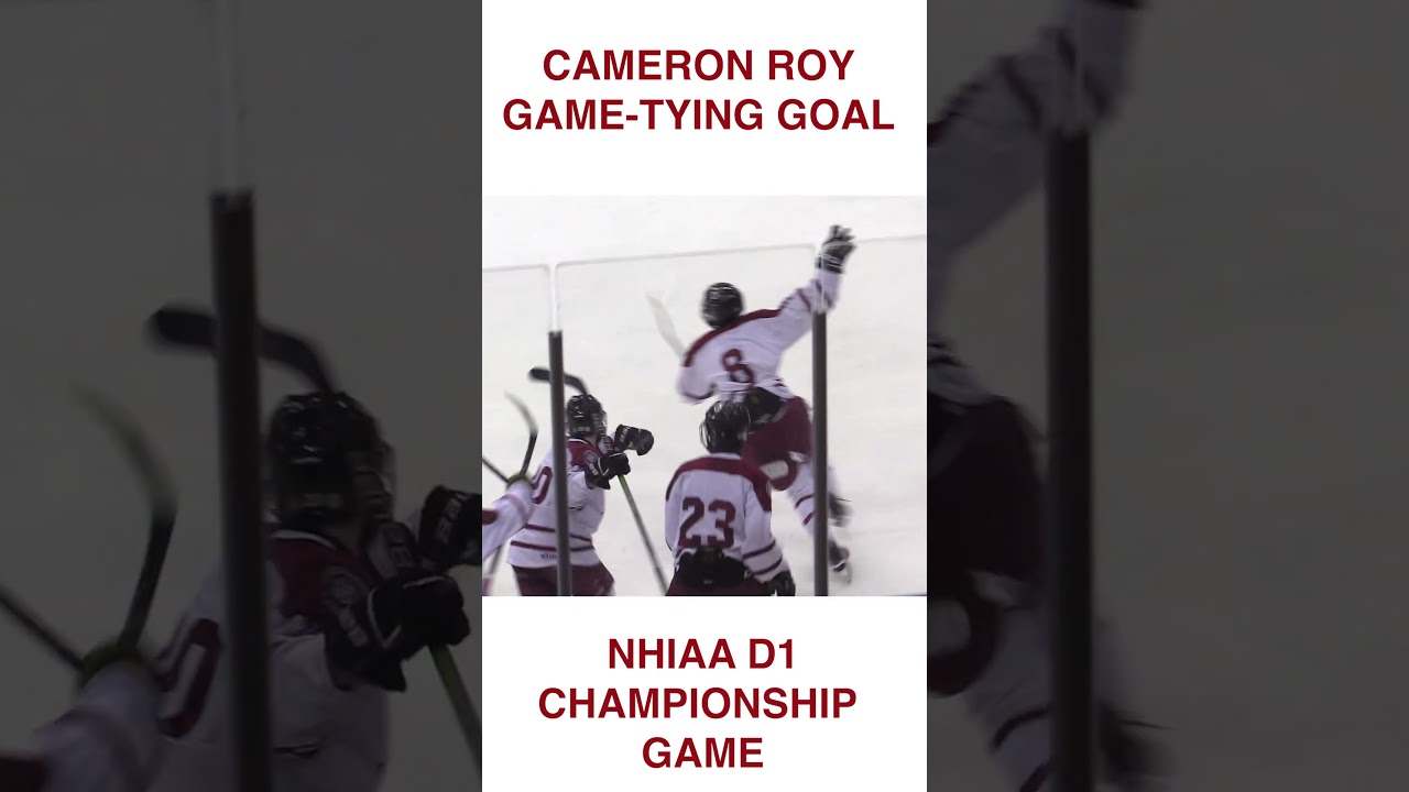 NHIAA D1 Championship - Cameron Roy Game-Tying Goal