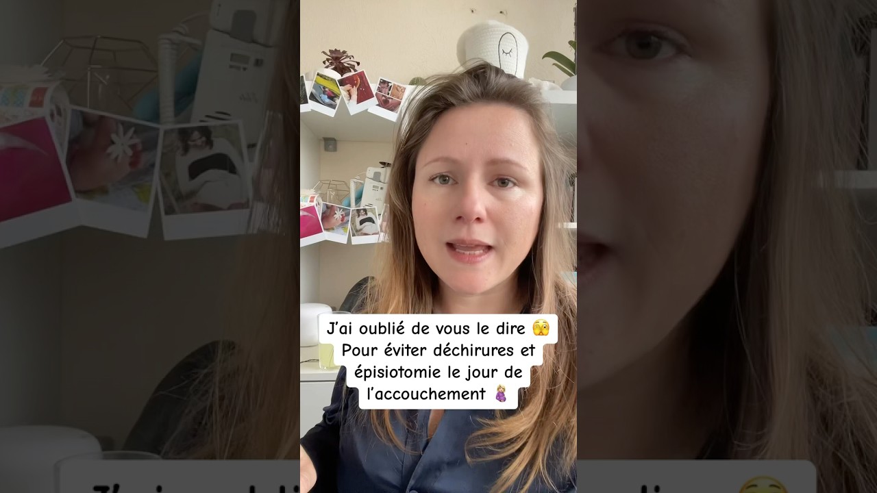 Tr&egrave;s important pour &eacute;viter d&eacute;chirures et &eacute;pisiotomie lors de l&rsquo;accouchement #echonat #accoucher