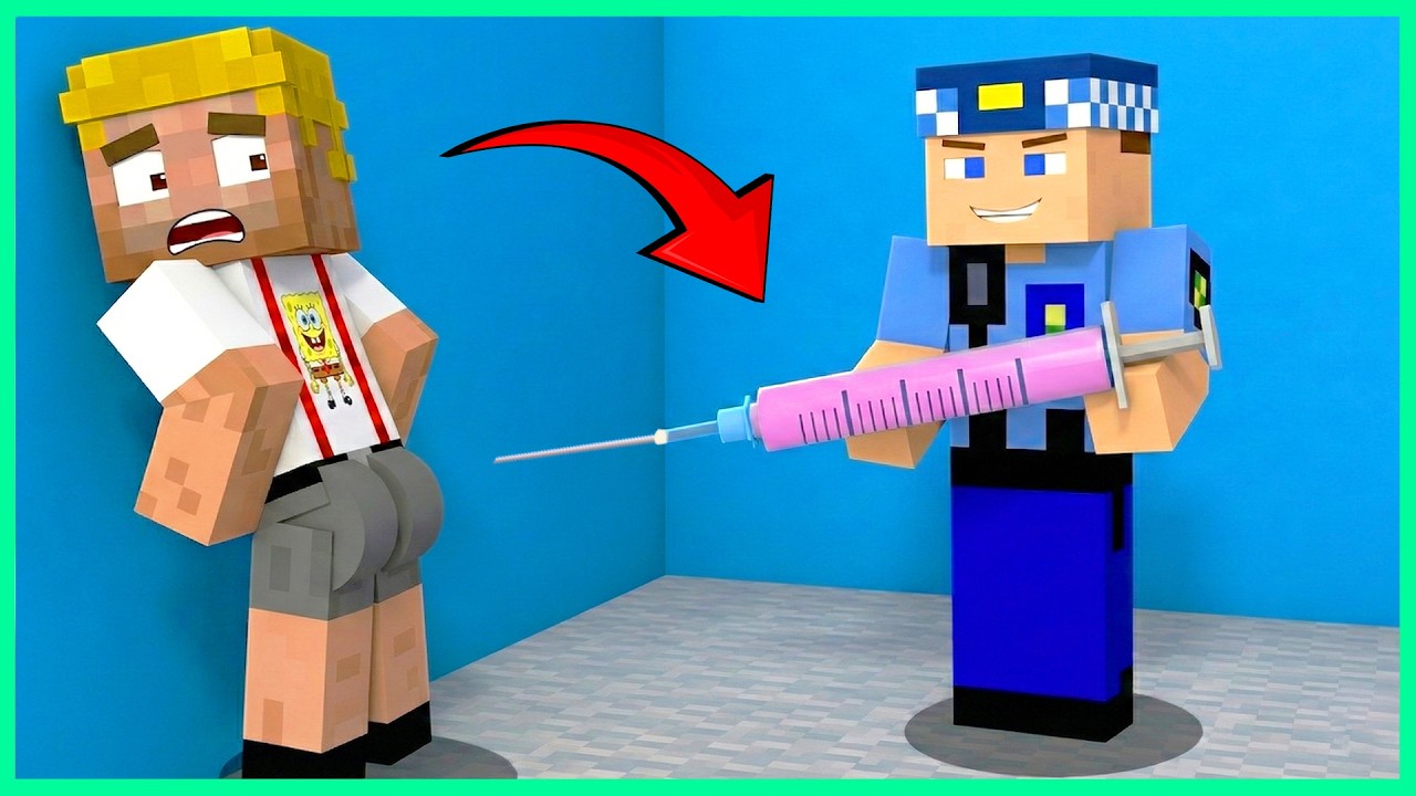 KEREM KOMİSER EFEKANA DEV İĞNE YAPTI! 😂 - Minecraft ZENGİN FAKİR HAYATI