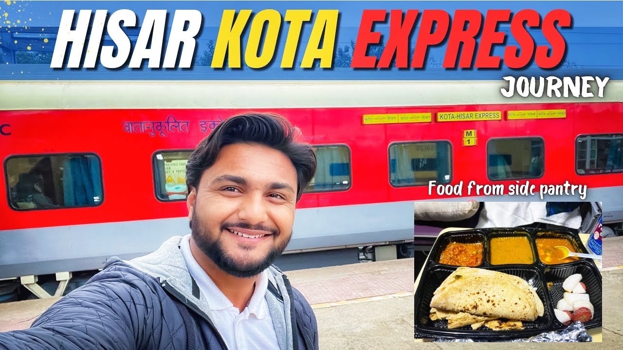 Hisar Kota Express train journey | 3rd AC economy coach