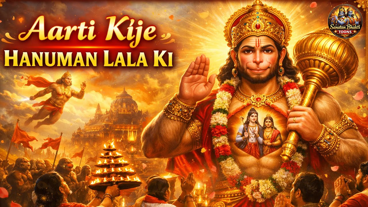 Aarti Kije Hanuman Lala Ki | Hanuman Ji Ki Aarti | Powerful Hanuman Bhajan | Part - 02